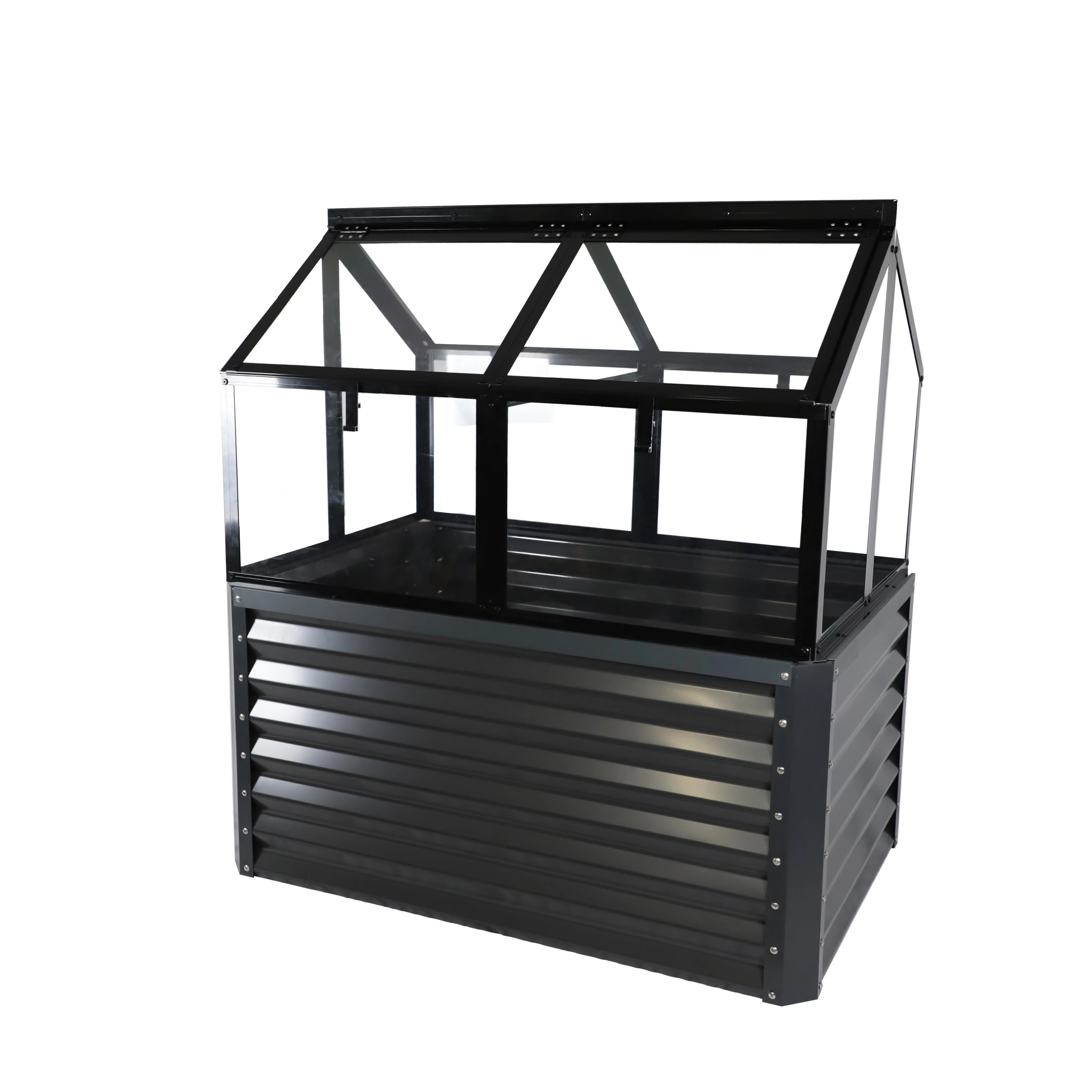 

Garden Bed Small Glass Greenhouse Garden Supplies Tools Plants Flower Holders Nursery with Roof Insulated Room