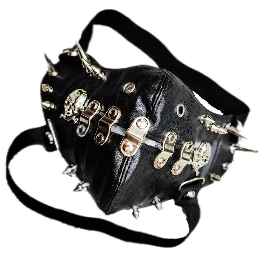 Punk Spikes Skull Performance Fajna męska maska