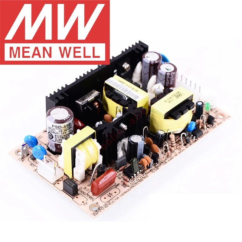 

Original Mean Well PSD-45 Series PSD-45A/B/C-5/12/24 45W DC to DC Single Output Switching Power Supply