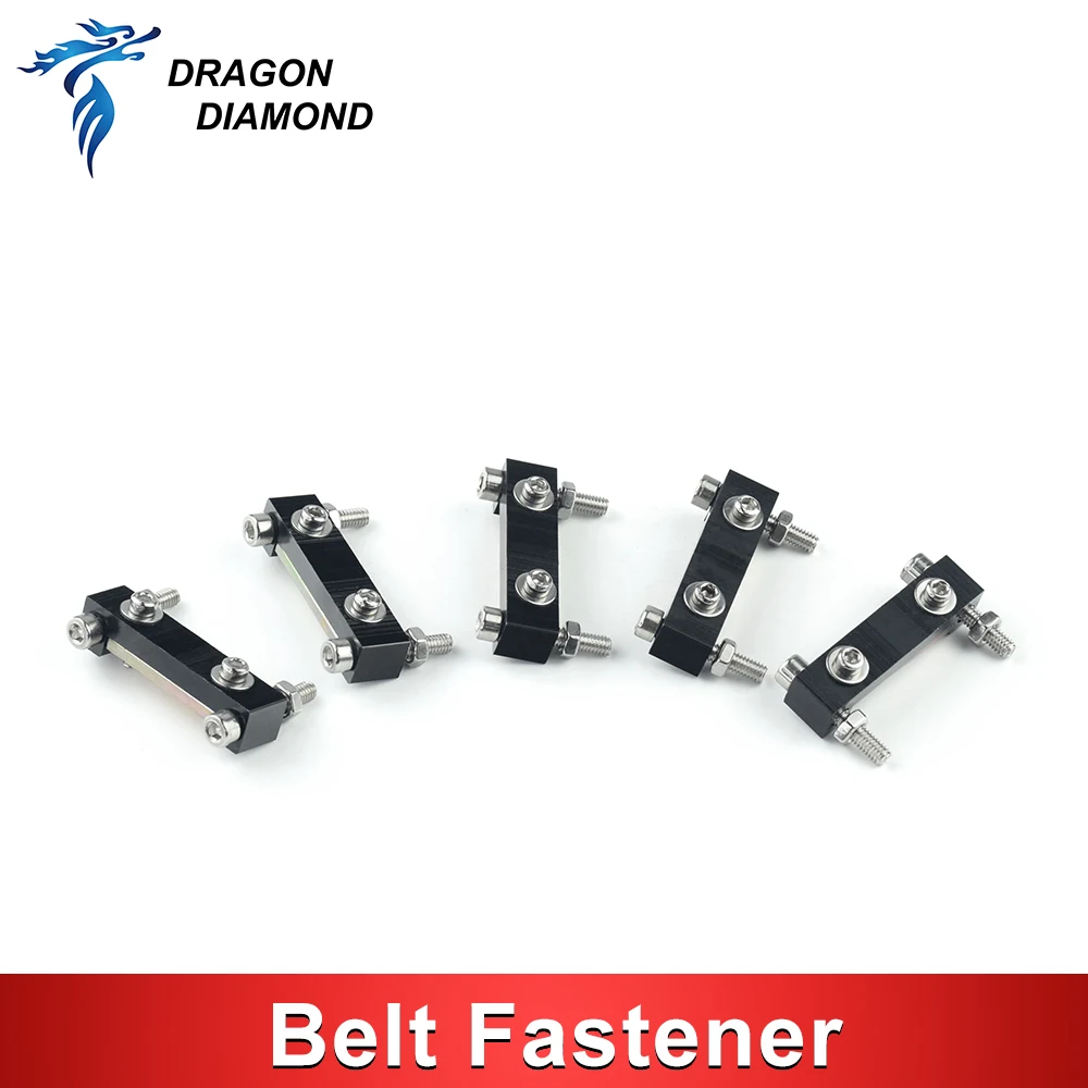 E-series Belt Fastener For Width HTD-3M-15mm Open-Ended Timing Belt Transmission For X/Y Axis Hardware Tools Machine Parts