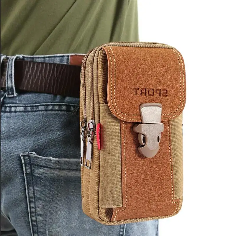 Phone Case For Belt Universal Phone Case For Men Mobile Phone Case Tool Holder Belt Bag Men's Waist Bag Mobile Phone Belt Bag