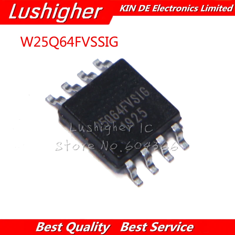 10PCS W25Q64FVSSIG SOP8 W25Q64 SOP 25Q64FVSSIG W25Q64FVSIG SMD 25Q64FVSIG SOP-8 