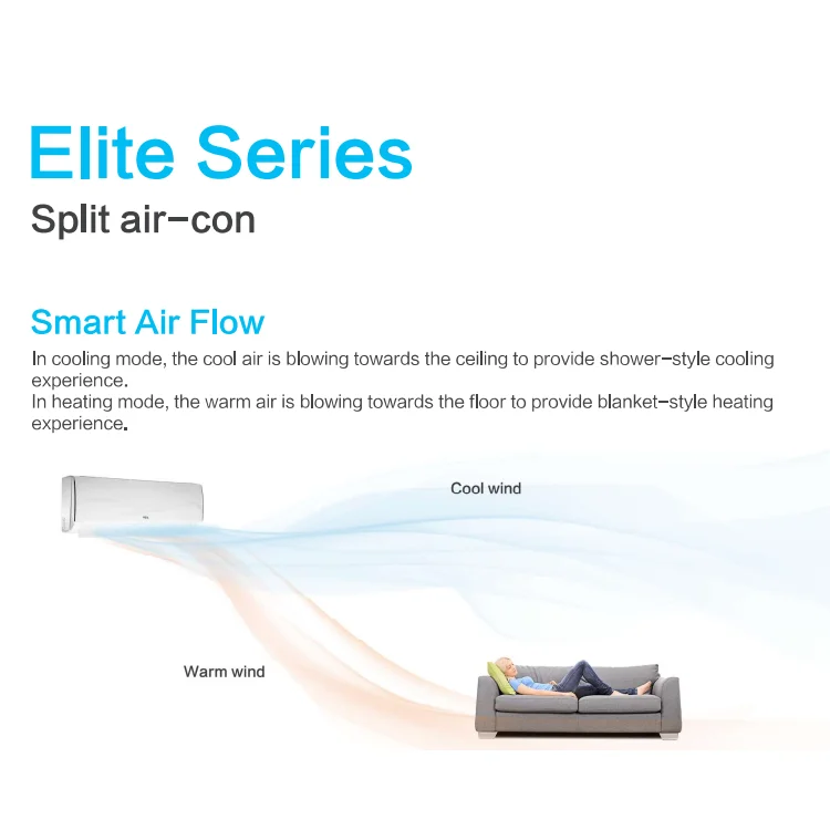 12000BTU 18000BTU 220V 60HZ Cooling on OFF Mini Split Air Conditioner for Home