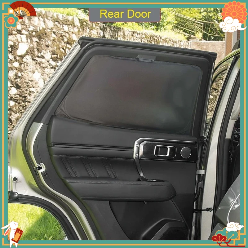 

Автомобильный солнцезащитный экран для окон с защитой от УФ-излучения и теплоизоляцией, черный, для GWM TANK 400 2023-2026, аксессуары для интерьера автомобиля