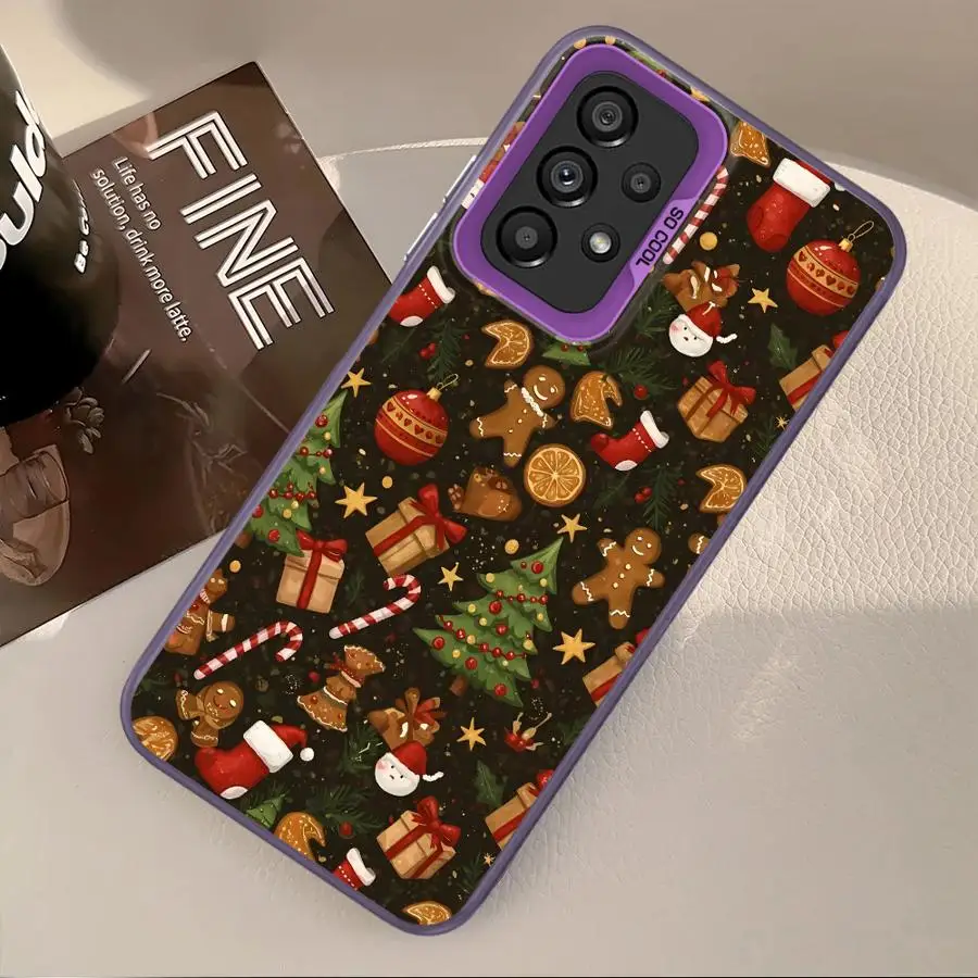 عودة غطاء الهاتف حقيبة لهاتف سامسونج غالاكسي A15 A16 A26 A31 A17 A20s A21s A23 A24 A25 A13 A14 A32 A34 A36 A11 A12 A35 عيد الميلاد #6