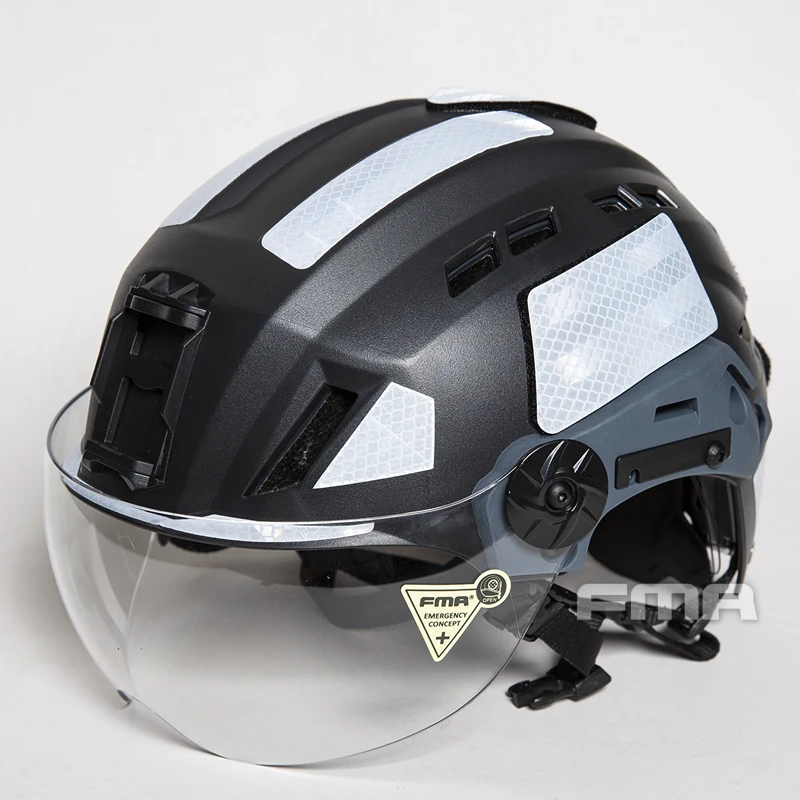 FMA EX SAR ヘルメットバイザー緊急救助ヘルメット消防救助軽量