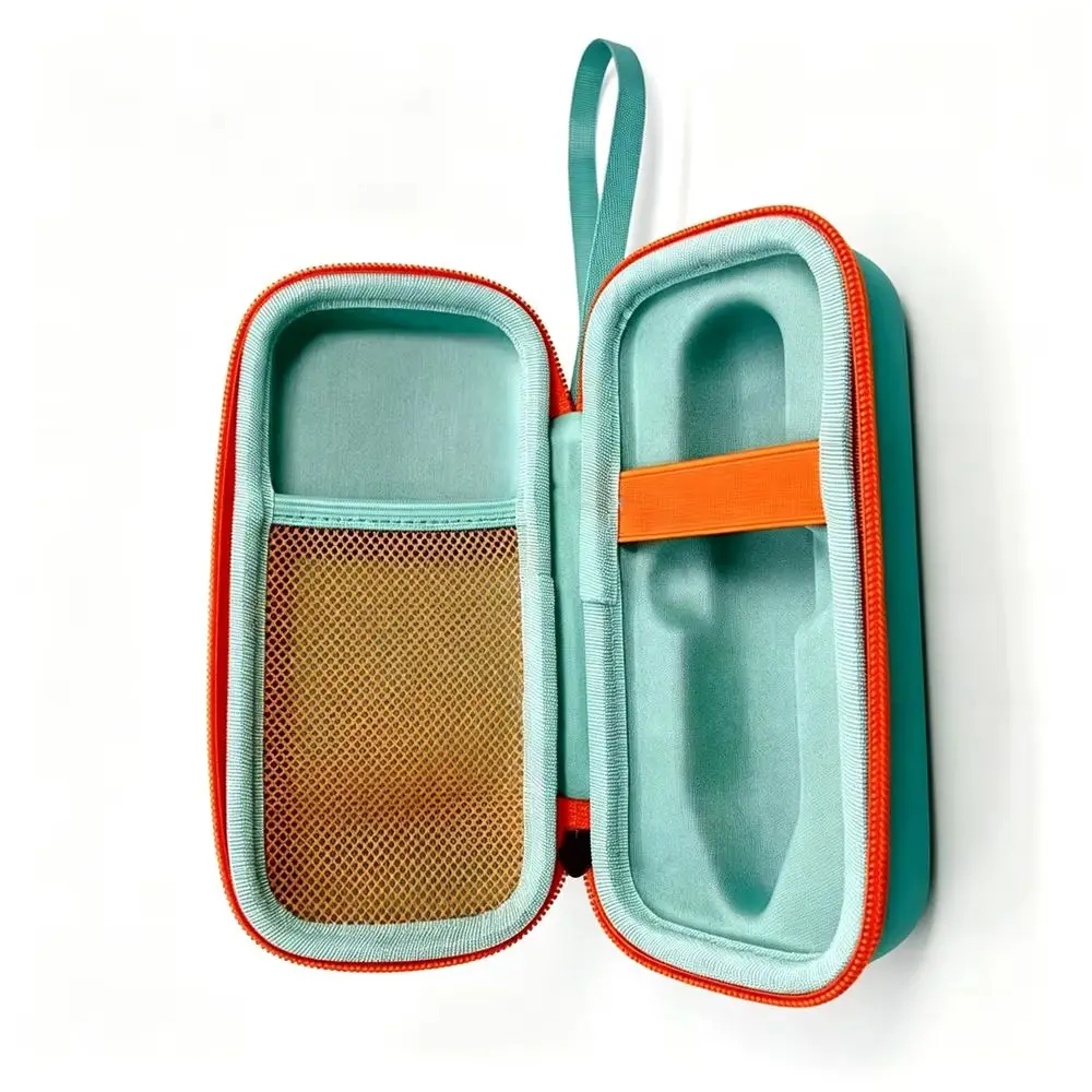 3D Pen for Kids Case for 3Doodler Start+ Essentials Green Portable hard EVA storage case mesh pocket for school and travel