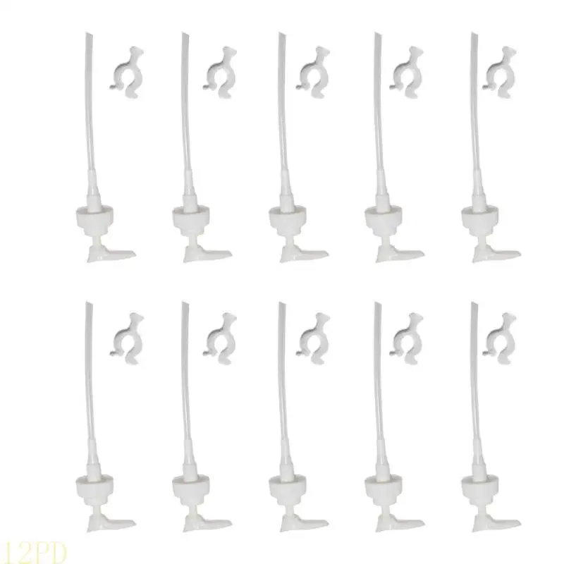 12PD Customizable Tube Liquid Dispenser Pumps for Salons Home Use 6/10Pcs Included