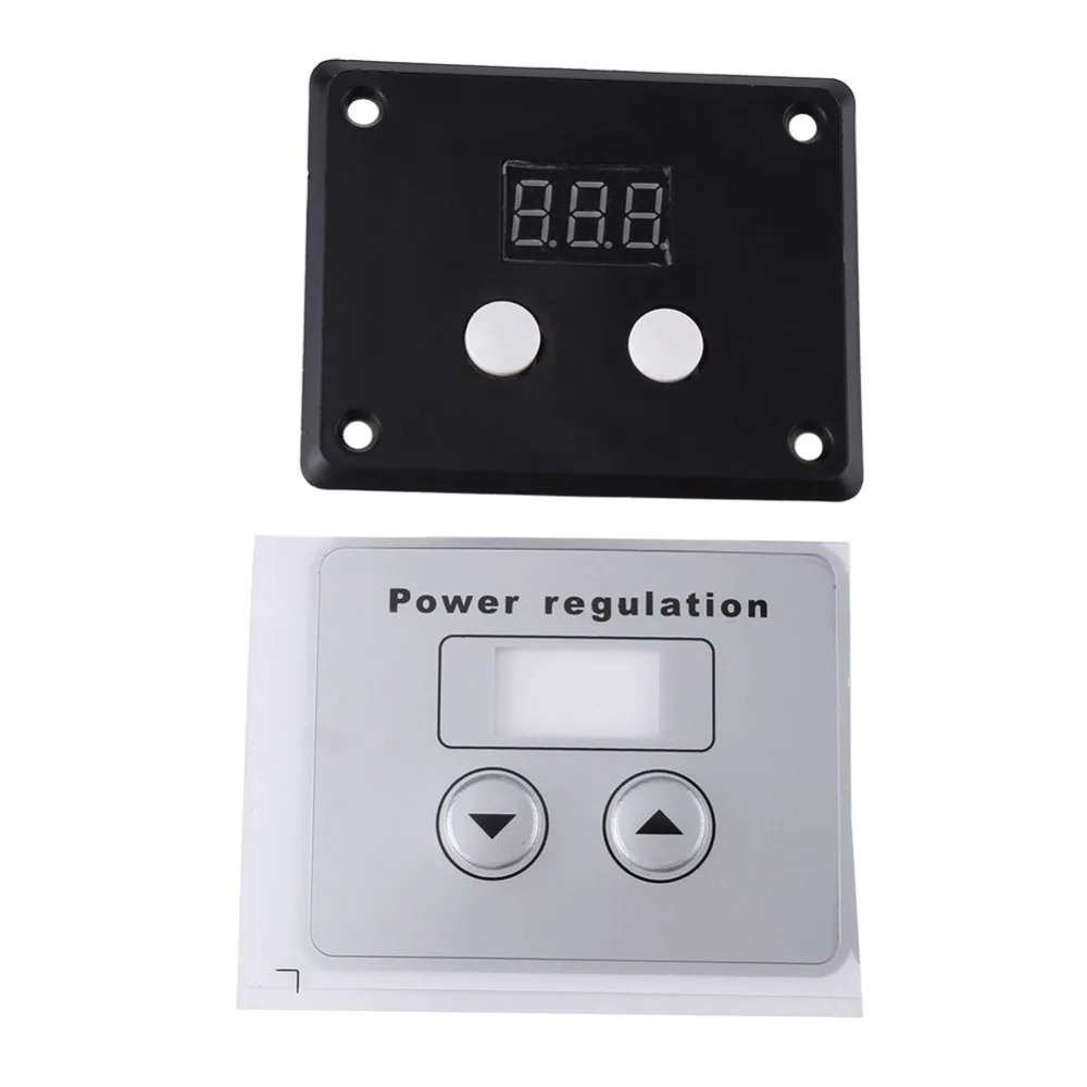 

10000W SCR Voltage Regulator AC 220V 80A Adjustable Dimmer Switch Digital Display Motor Controller Power Regulation