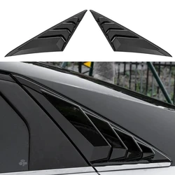 Rear Window Louver Shutter Cover Trim Fit For Hyundai Elantra 2021 2022 Air Vent Scoop Shade Accessories