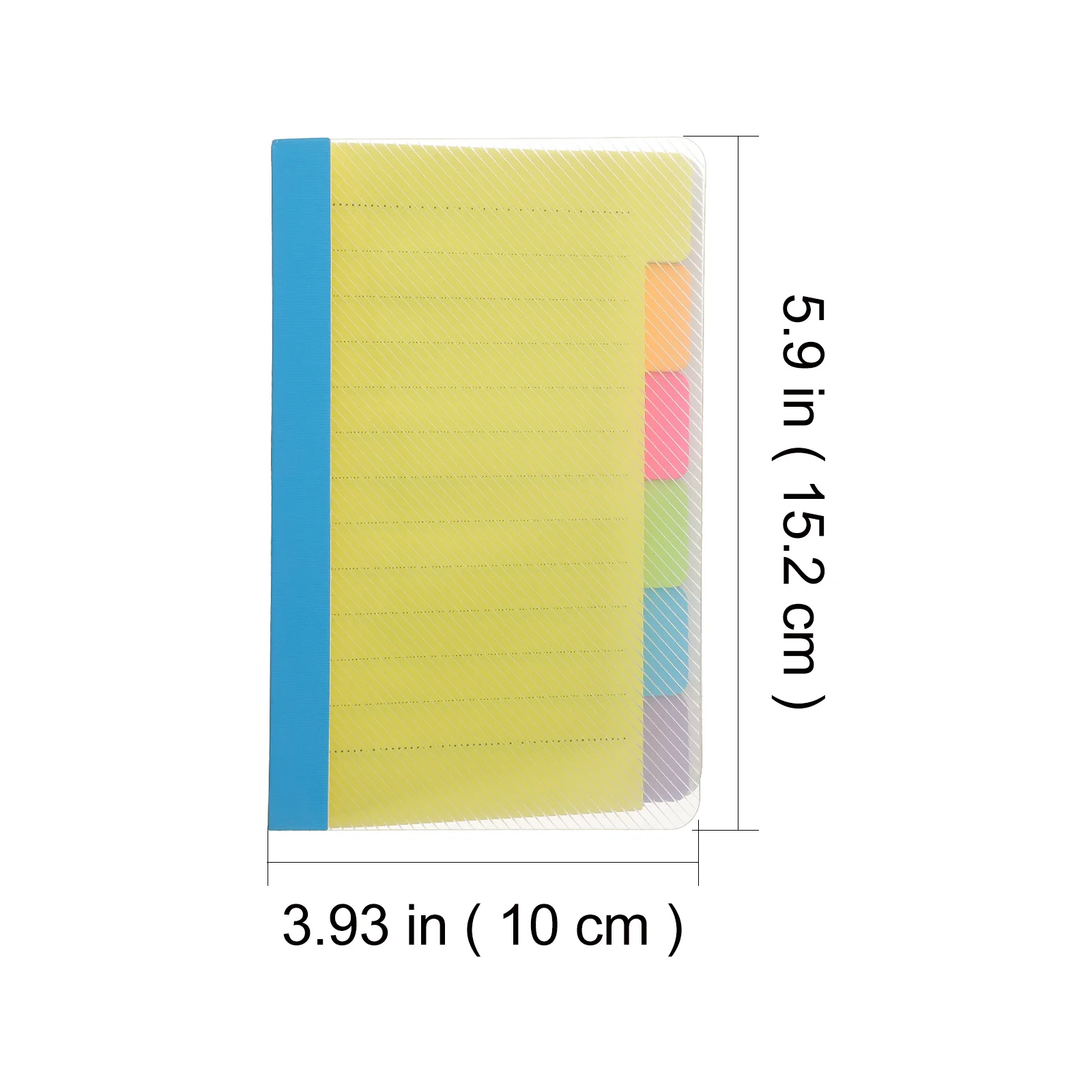 3 Books Notebook Tab Sticky Notes Notebooks for Taking Decor Convenient Memo Pads Groceries Memorandum