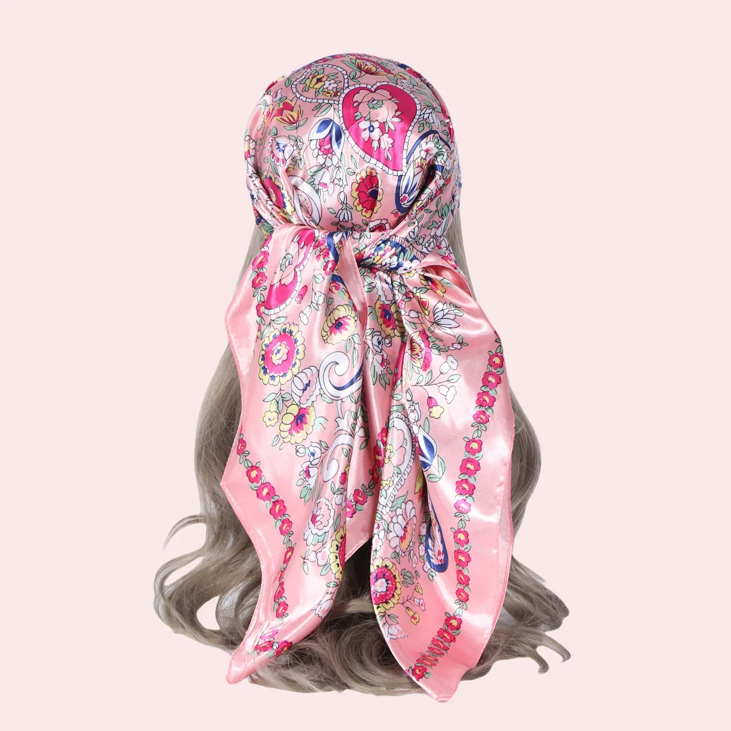 

Silk Scarves Women Luxury Brand Summer Fashion Paisley Designer Head/Hair Scarf Hijab Bandana Cheveux Foulard Femme Headband