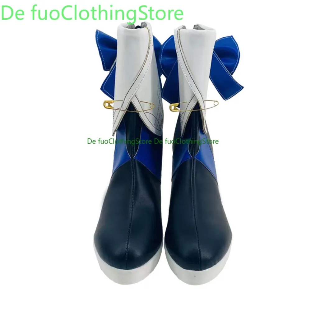 DefuoClothing Honkai: Star Rail Herta Cosplay Schoenen Anime Laarzen Anime Spel Rollenspel Schoenen En Laarzen Halloween Party
