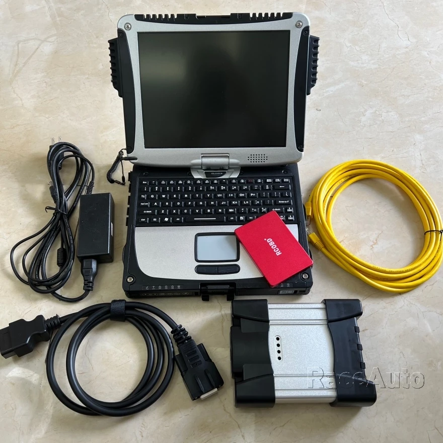 V11.2024 Software D 4.49 Icom Next for BMW Cars Mutiplexer OBD2 Cable Diagnose Tool Laptop Use CF19 I5 Computer 4G 1TB SSD Ready