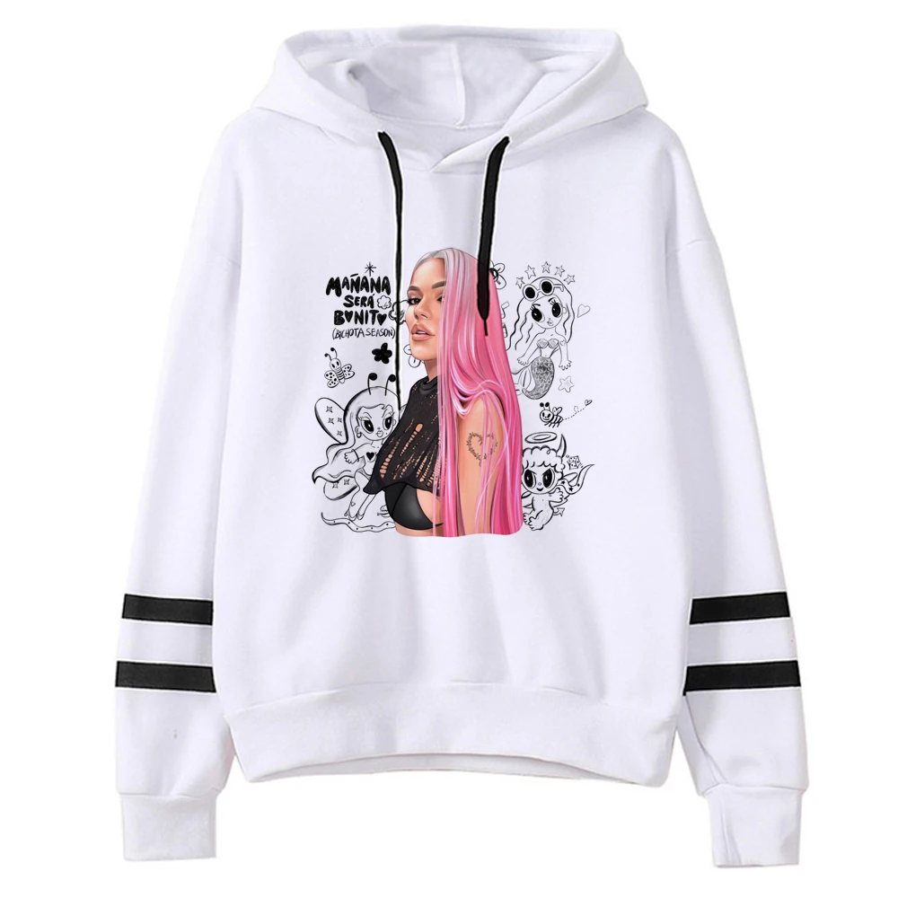 Karol g hoodies women graphic Kawaii long sleeve top Winter  pulls Hooded Shirt women graphic sweater