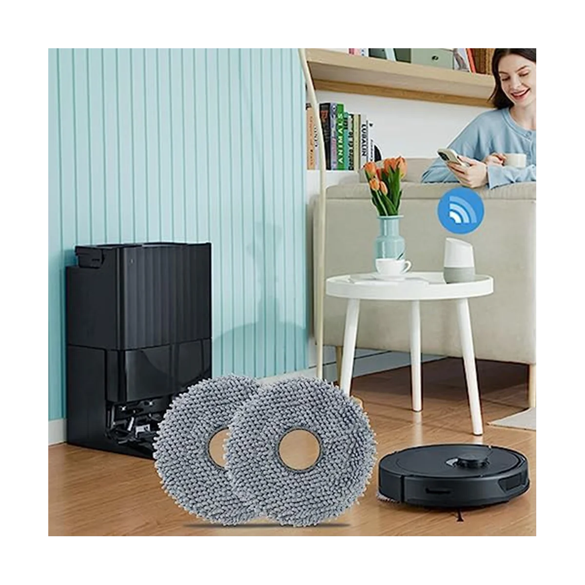 Wkłady do mopa próżniowe do akcesoriów części zamienne do odkurzaczy Robot Q