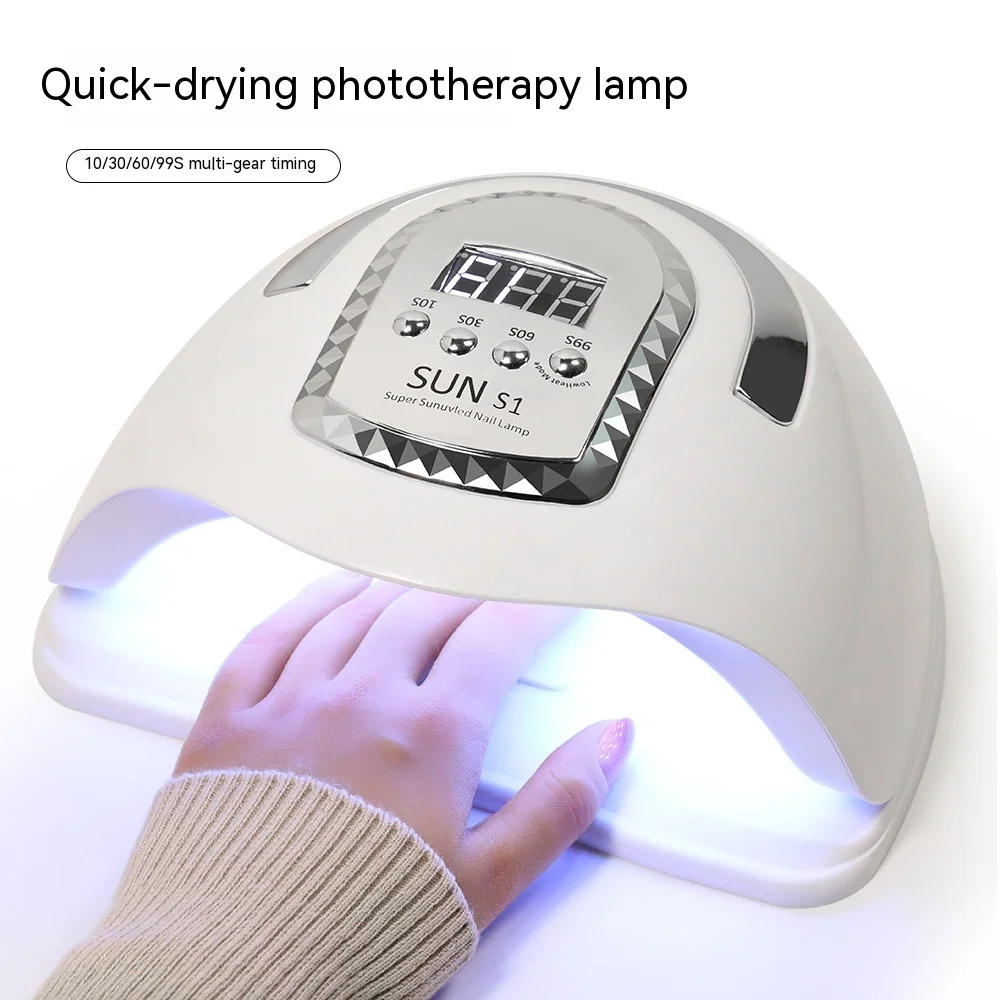 

45/66 Lamp Beads 288W Large Space Nail Shaped Piece Phototherapy Machine Led Double Light Source Quick-Drying Manicure Machine