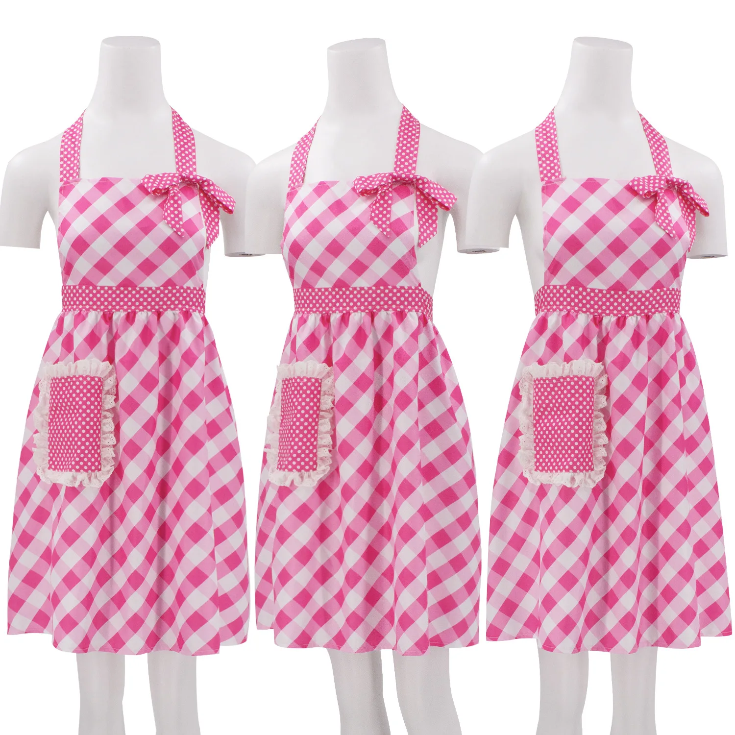 Women Halloween Clothing Theater Stage Performance The Musical Waitress Cosplay Jenna Blue Maid Dress Costume - view 5