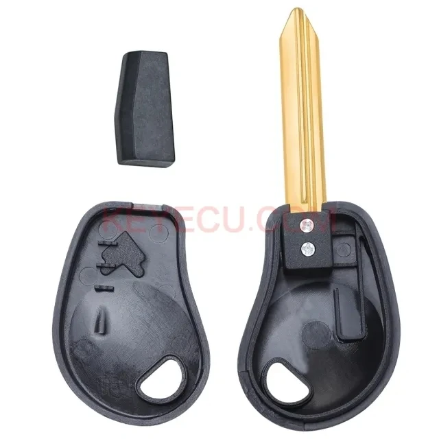 KEYECU Transponder Key With Chip ID46 Blank Blade SX9T for Citroen Saxo Jumpy Despatch Picasso C5 C6 Berlingo