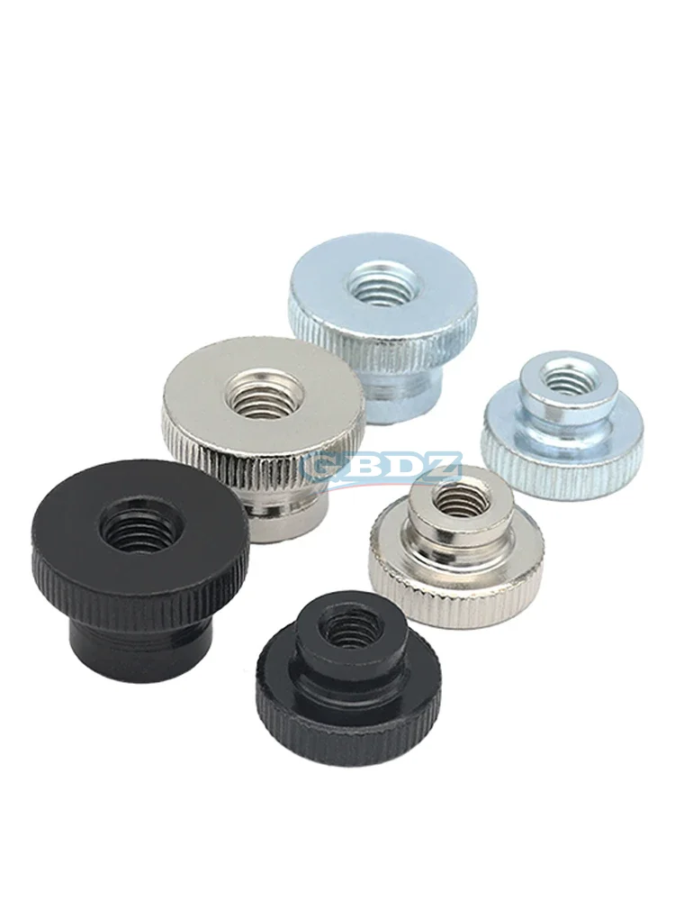 Рисунок 4 - Гайка с накаткой с высокой головкой