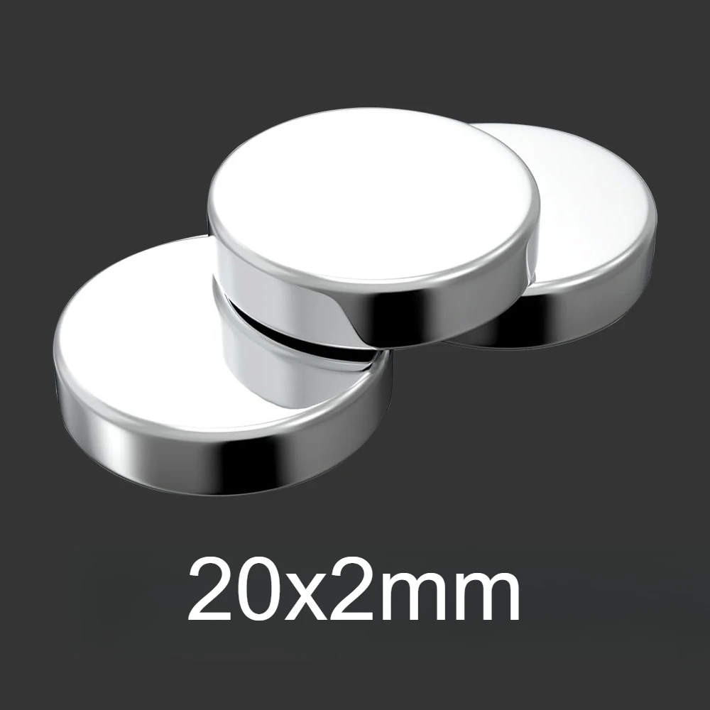 Aimant circulaire 20x2mm, idéal pour rideaux de fenêtre, accessoires de salle de bain, salles de classe, entrepôts, Noël, bricolage, stable et esthétique