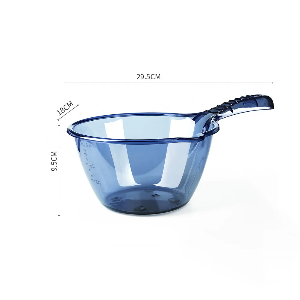 

3Pcs Thickened Water Ladles Household Kitchen Scoop Multipurpose Bathing Water Spoon Practical Tool Hair Washing Ladle