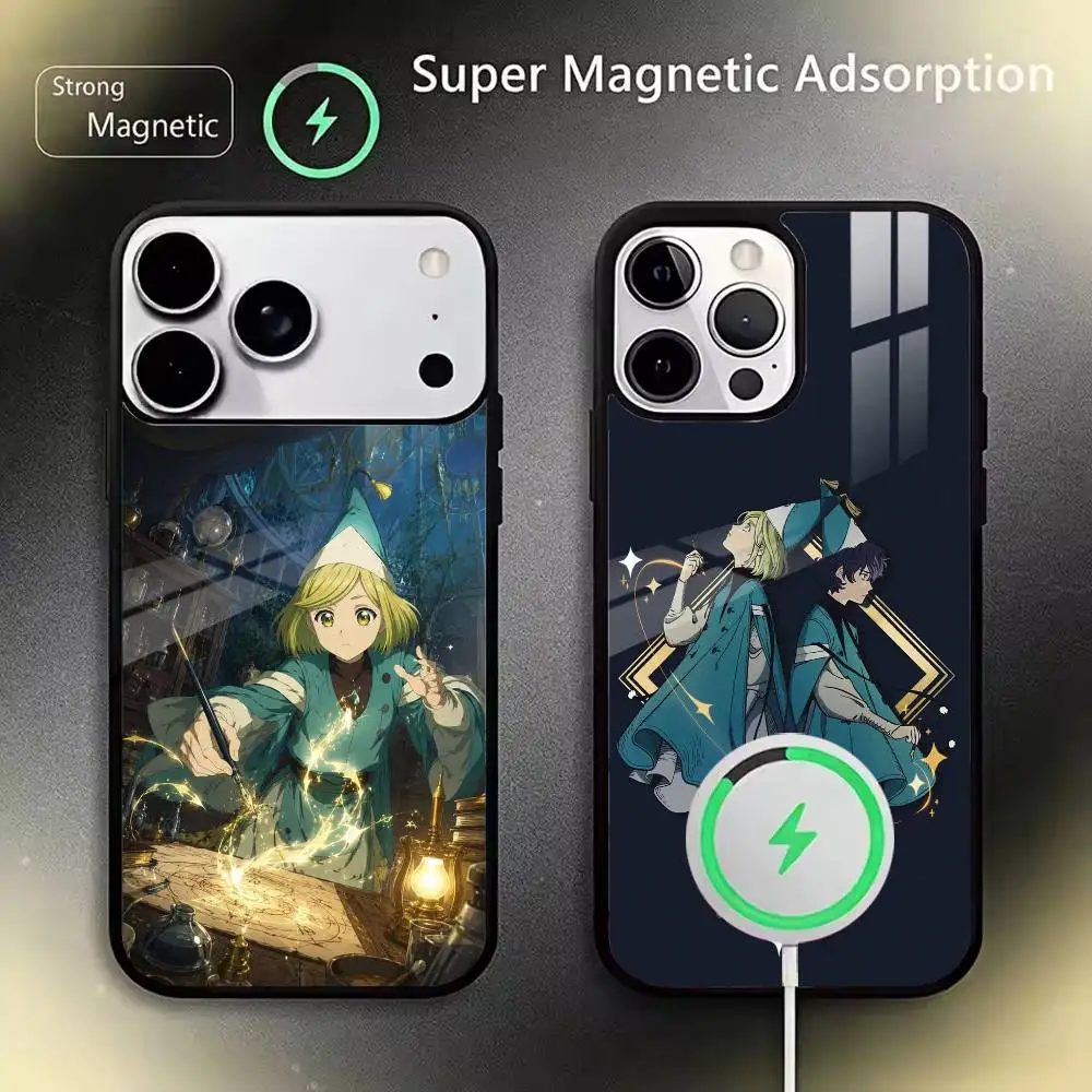 

Manga-Witch Hat Atelier Wireless charging phone case compatible with iPhone 17/16/15/14/13/12/11