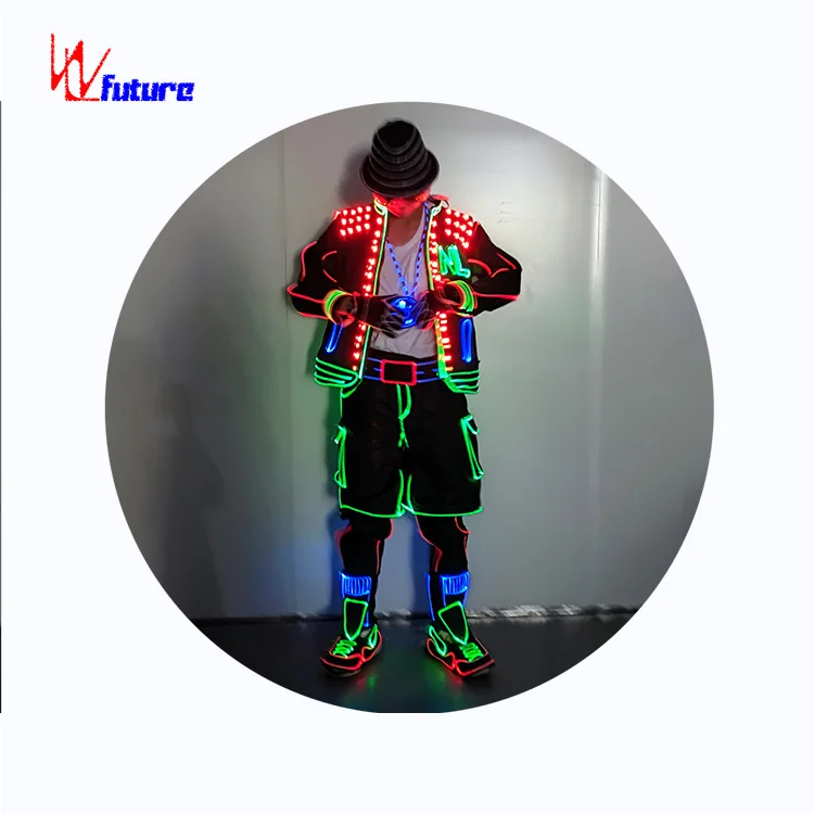 Fashion Boys Luminous dance suit