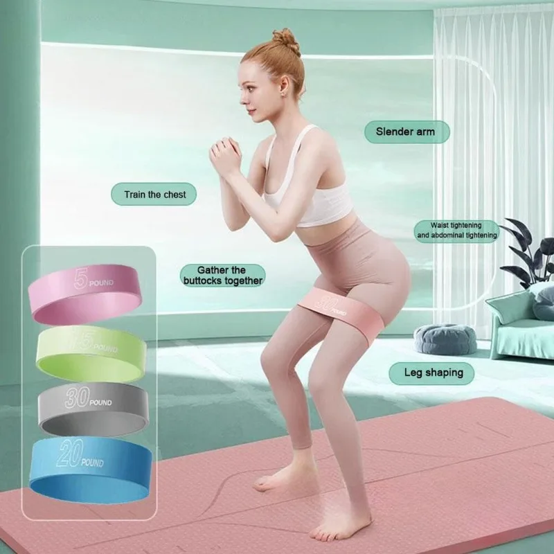 Fasce elastiche portatili di resistenza Allenamento dell\'agilità Attrezzature per il fitness a casa Accessori per yoga Pilates Apparecchi per