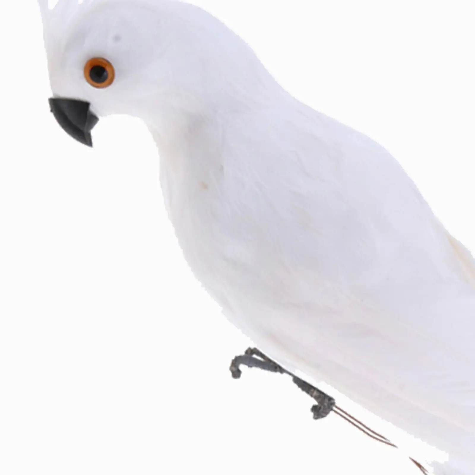 Feathered Parrot Art Foam Bird Statue Artificial Birds Ornament for Outdoor Garden Accessories and Decorations