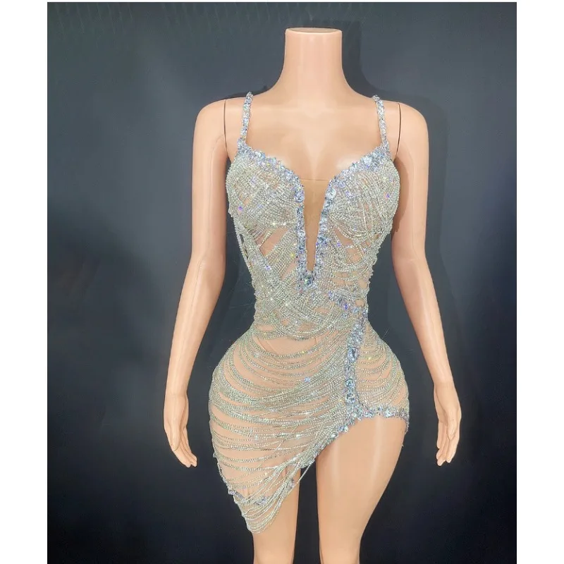 สีดําตัดหรูหราสะโพกกระโปรงวันเกิดอาหารค่ําหรูหราของขวัญกระโปรงบาร์เต้นรําหญิงประสิทธิภาพชุด Robe Femme