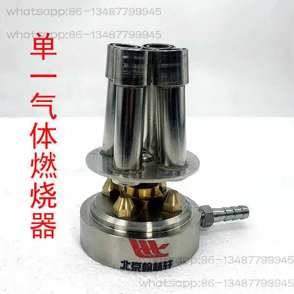 Single Gas Burner for Burning Soft Material Glass Rod Bunsen Lamp for Lathe