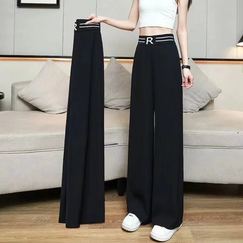 Women's Suit Wide-leg High Waist Drooping Spring and Summer New Casual Slim Narrow Version Straight Pants
