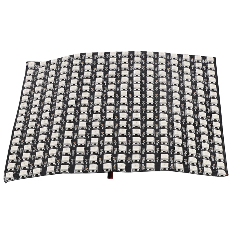 WS2812 RGB LED Matrix Panel WS2812 Led Programmable Light Individually Addressable Flexible For Video Display, DC5V (16X16)