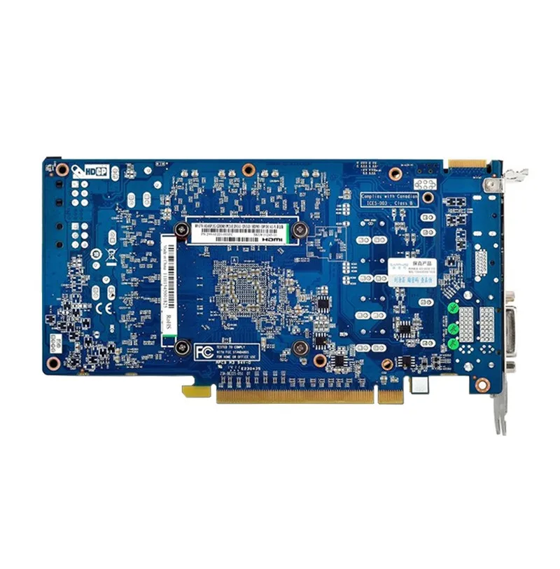 Оригинал для R9 370 2 Гб видеокарта GPU R9370 2G игровые графические карты экран для настольного ПК компьютера офиса