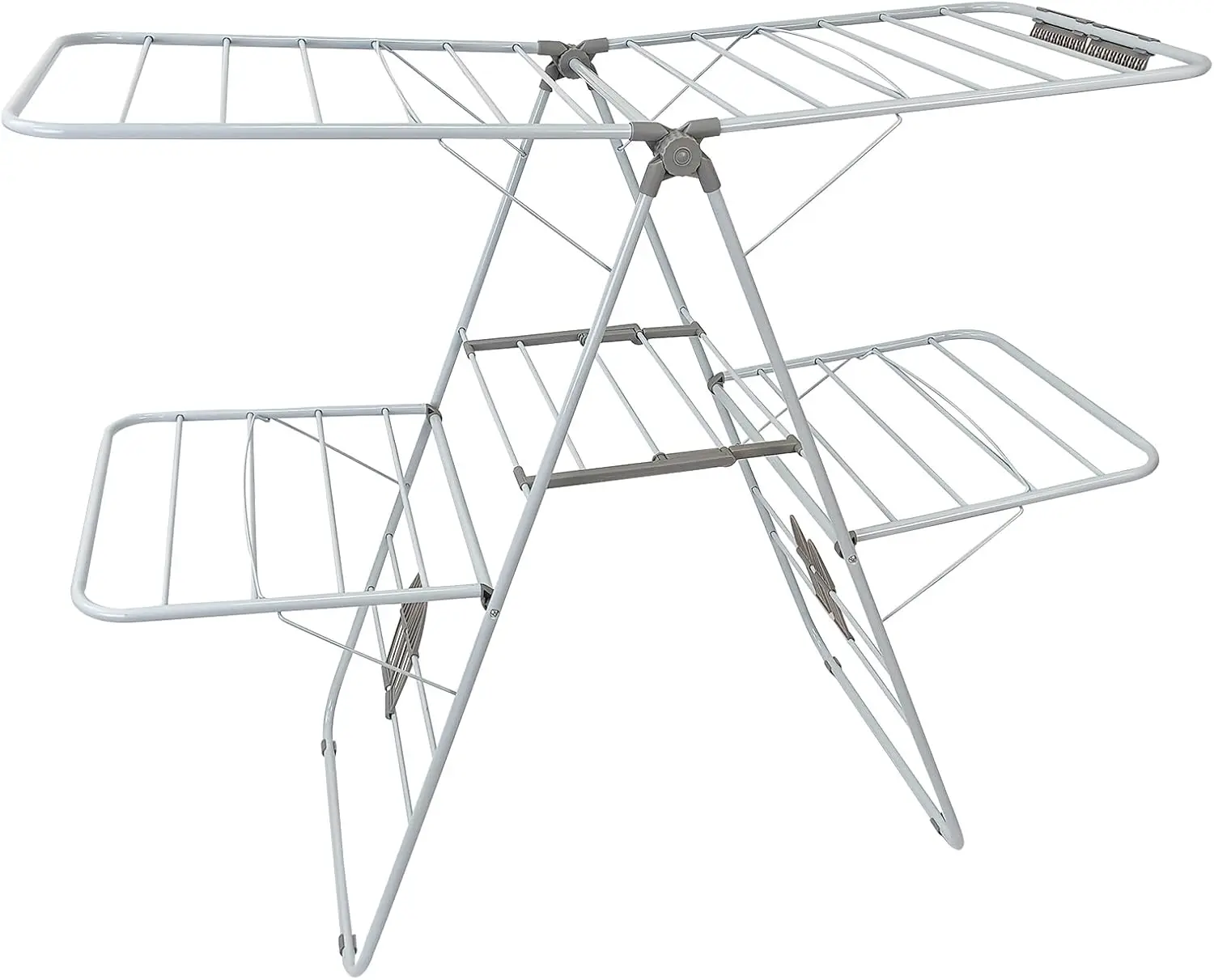 

Hook Drying Rack Clothes Hanger Folding Coat Racks Aluminum Home Storage Organiser Space Savers 2 Packs