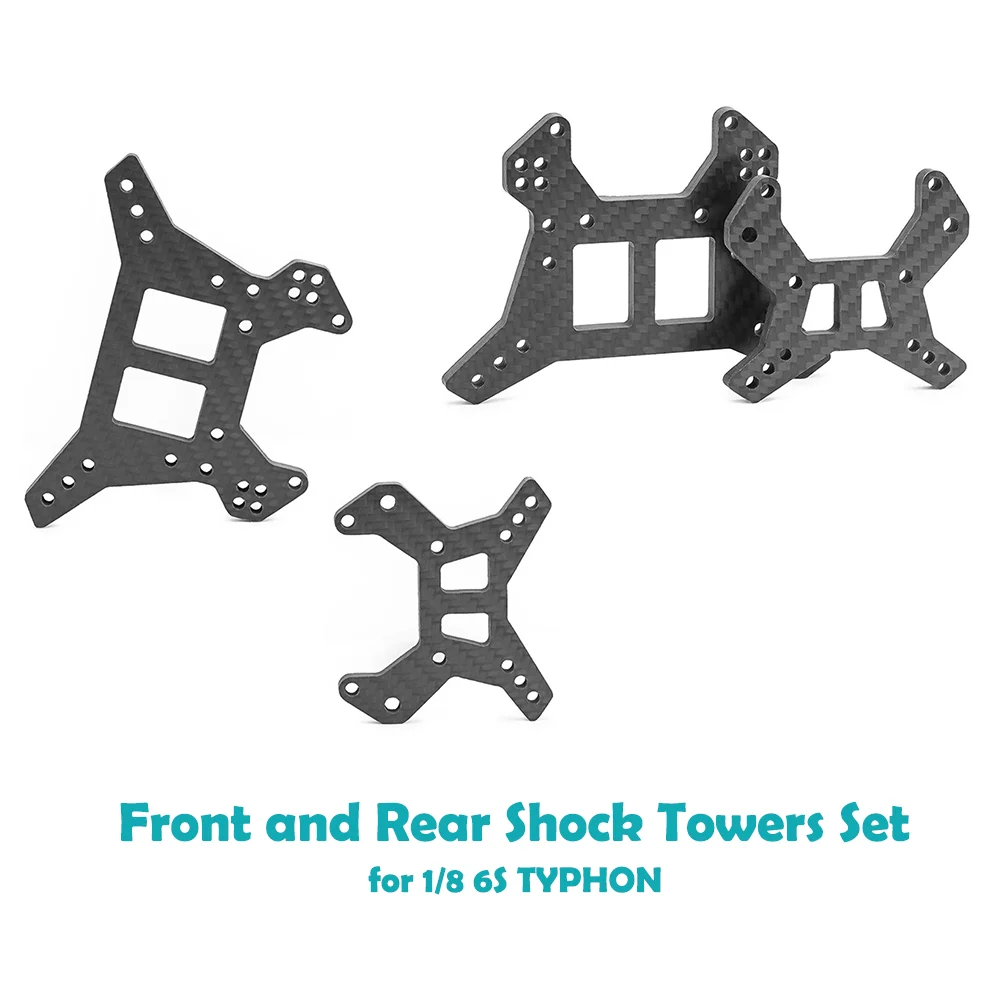 

Комплект передних и задних амортизаторов для 1/8 6S TYPHON Carbon Fiber W175
