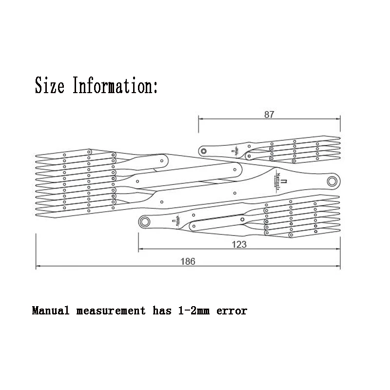 Nattools Isometric Ruler Luggage Making Decorative Nail Tool Fast Equal Ruler Drawing Splits Parallel Draw Points