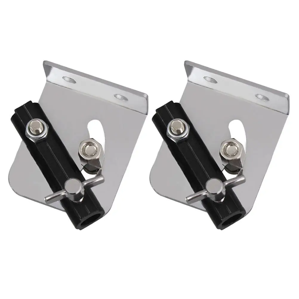 2 pièces Vis de fixation de sangle en métal pour batterie, boucle de ceinture compacte pour caisse claire, support de fixation de sangle pour accessoires de percussion de fanfare