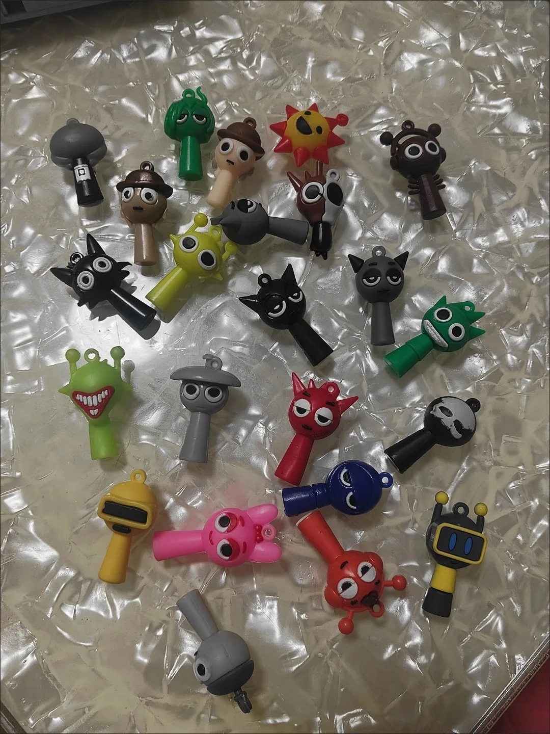 Sprunki 24-teiliges Set Mini-Actionfiguren Spielzeug Cartoon-Film-Charakter Modellpuppen Sammelfiguren Geburtstags- und Feiertagsgeschenk – Detail 4