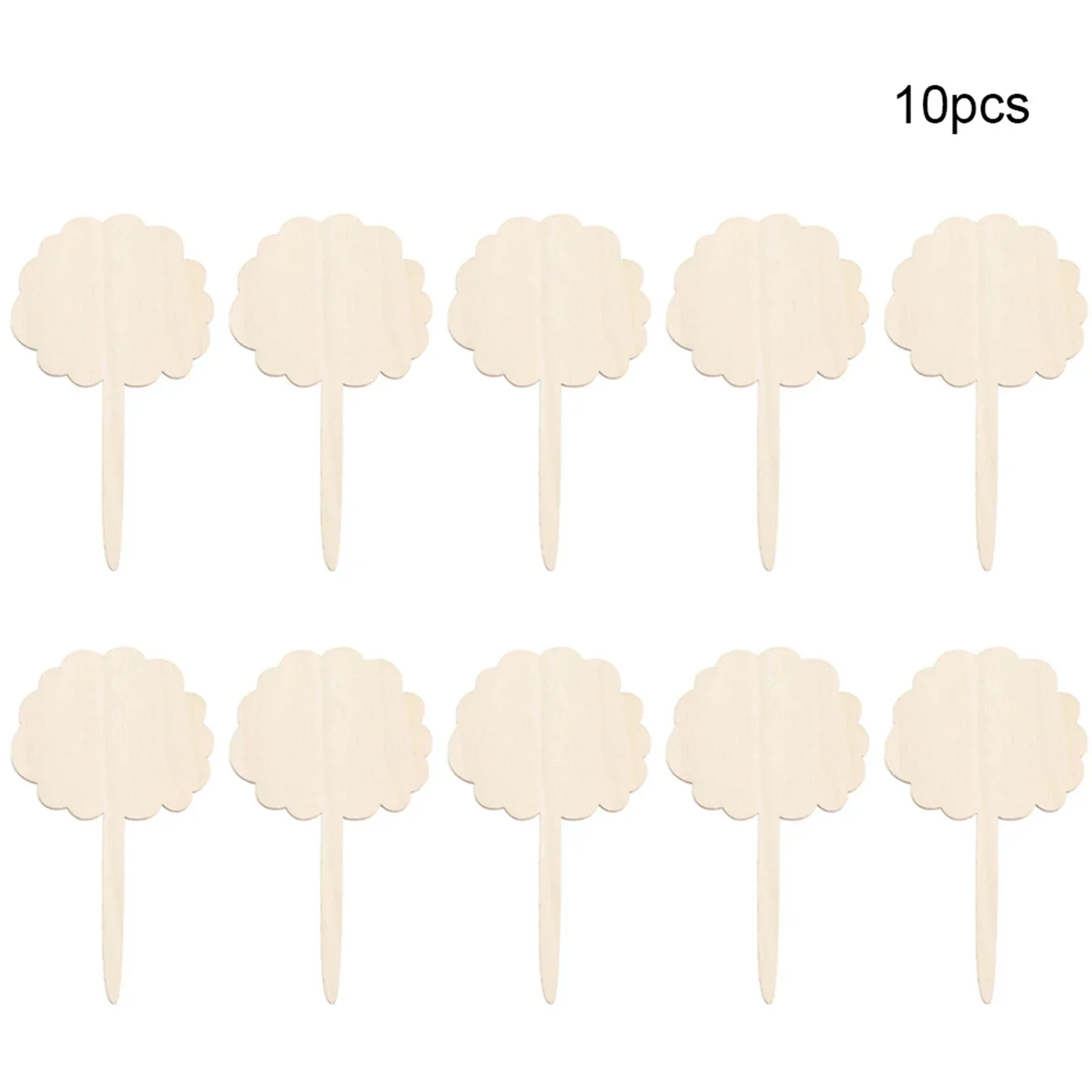 10pcs Herbs Tools Plant Labels Garden Markers Wood Sign Tags For Flower Pot Herbs Vegetables Garden Decoration
