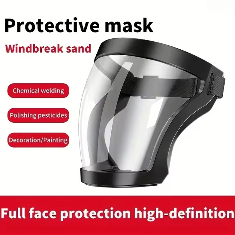 

Highly Transparent Protective MaskDustproof, Oleophobic, Windproof, Impact Resistant, Non-Fogging Protective Masks