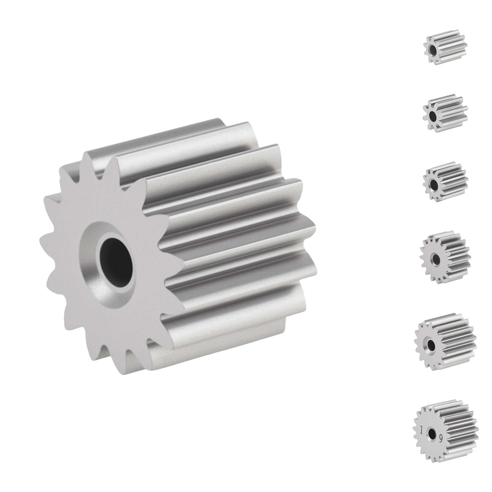 Motor Gear 3.2mm Hole Diameter 8-19 Teeth Kids Ride On Toys Car Replaceable Motor Gear for RS550 RS555 DC Motor