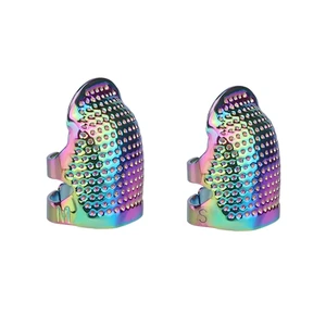 Krabball 2 PCs Nähen Finger Schutz Finger Protective Old Long Dedal Nagel für Stickwerkzeuge 12 Hauptverkaufsrisiken für freie Handstickerei - №12