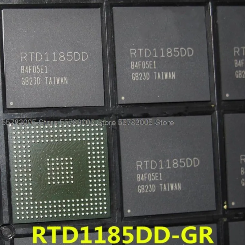 

5PCS New RTD1185DD-GR Silk screen RTD1185DD BGA HD player chip IC