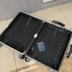 Classic aluminum suitcase