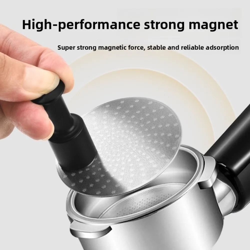Magnetic Coffee Filter Suction Press Type Powder Free Secondary Distribution Network Attractor Coffee Extraction Tool
