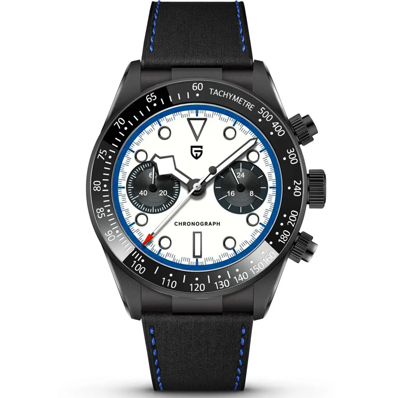 

PAGANI DESIGN 2025 New All Black BB Panda Chronograph Luxury Quartz Watch For Men Racing car Sport Waterproof Wrist watch Men