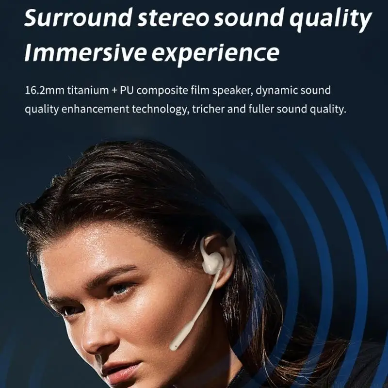 

M5TD Bluetooth-совместимые гарнитуры с открытым ухом и шумоподавлением для профессионалов, четкие звонки