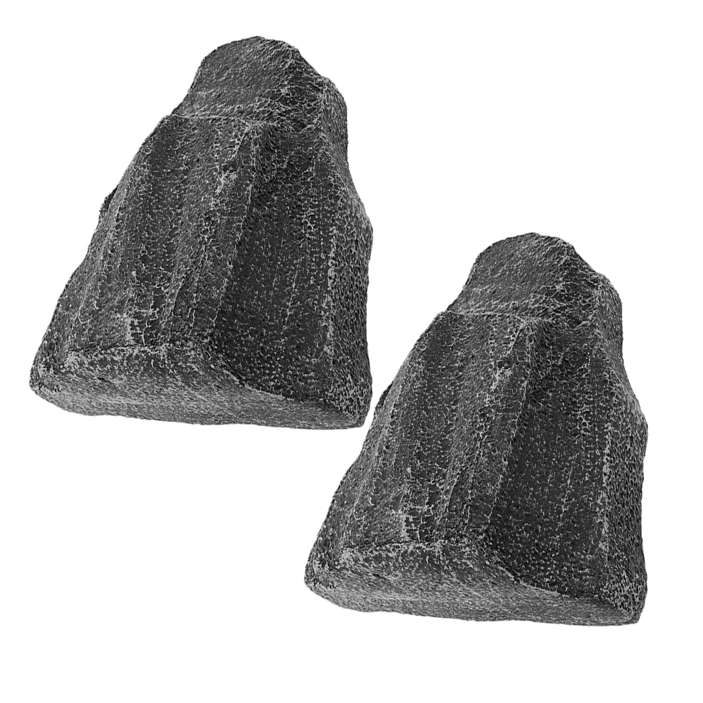 

2 Pcs Artificial Rockery Decoration Lightweight Foam Realistic Texture for Landscaping Craft Stones Indoor Plants Garden
